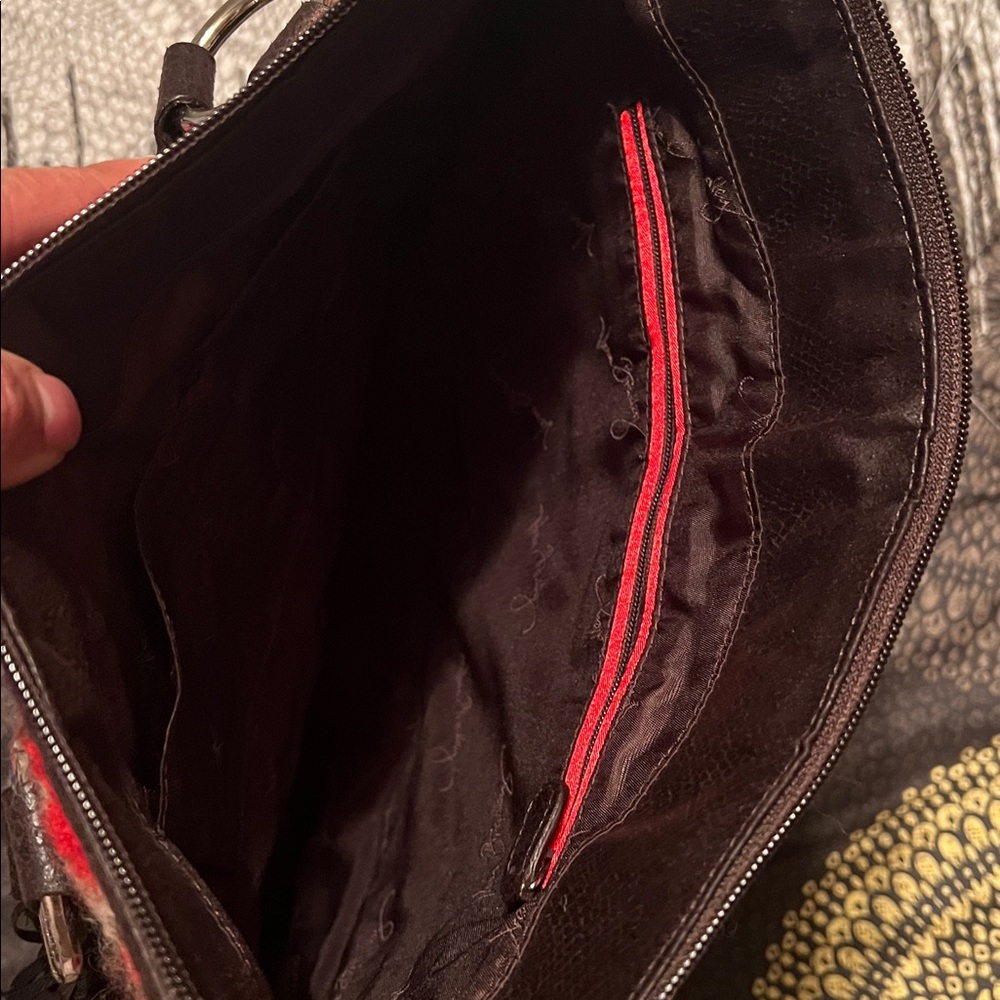 vera bradley wool tote - Picture 6 of 7